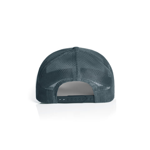 Mesh Trucker Cap — PETROL BLUE (back)
