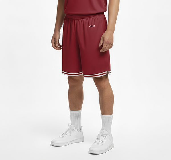 QLD Core Shorts Pro Sideseam Maroon Design Your Own Custom