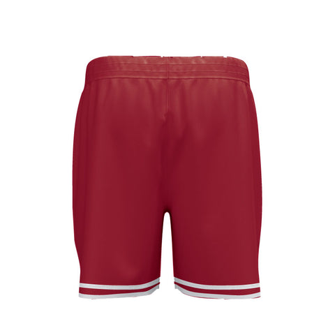 QLD Core Shorts Pro Sideseam Maroon Design Your Own Custom