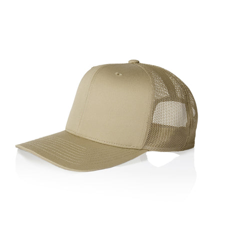 Mesh Trucker Cap — KHAKI (left)