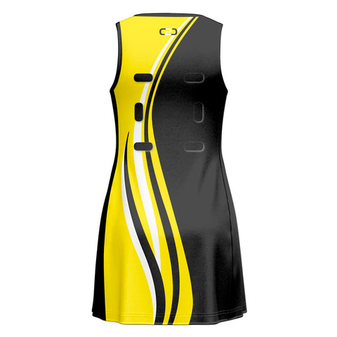 Custom Core 119 Netball Dress Back View
