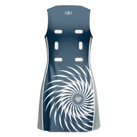 Custom Core 121 Netball Dress Back View