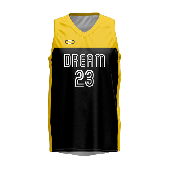Custom Dream Basketball Singlet Front View