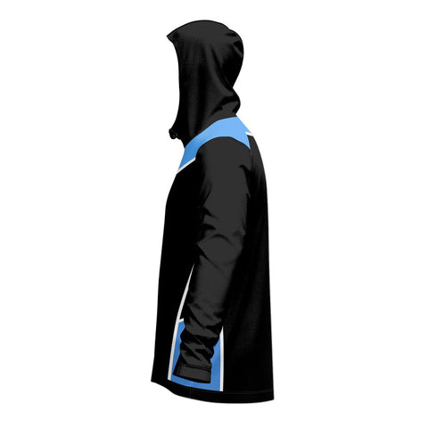 Custom Bandit Tech Zip Hoodie Side View