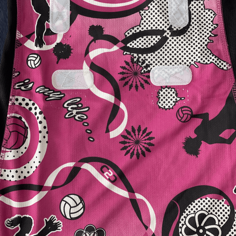 Zest Netball Dress Pink/Black